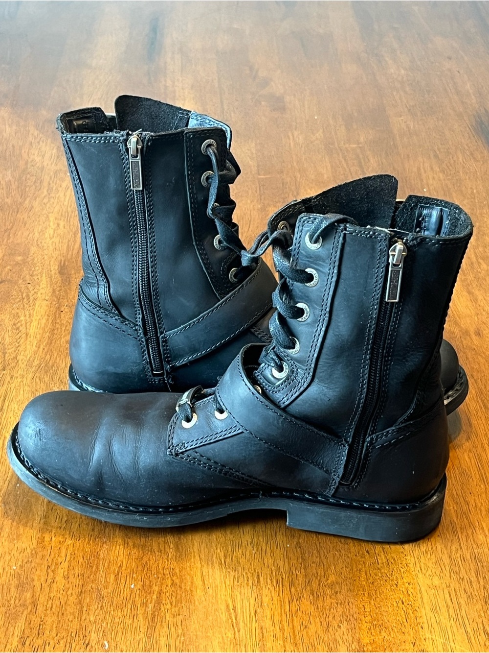 Harley Davidson Ranger Moto Harness Leather Riding Boots Mens 11 - Picture 10 of 14